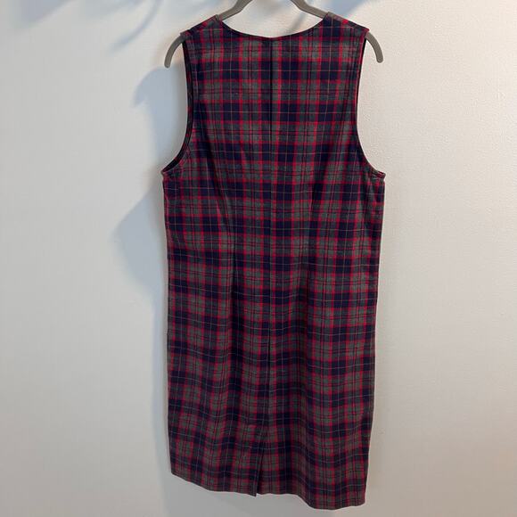 Vintage Portraits by Northern Isles Plaid 100% Cotton Dress Size 6 - Picture 4 of 6